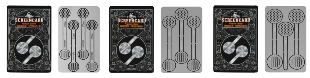 Screencards Hängesiebe